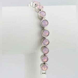 Touchstone Crystal Swarovski Rose Water Opal Ice Bracelet NIB Retired